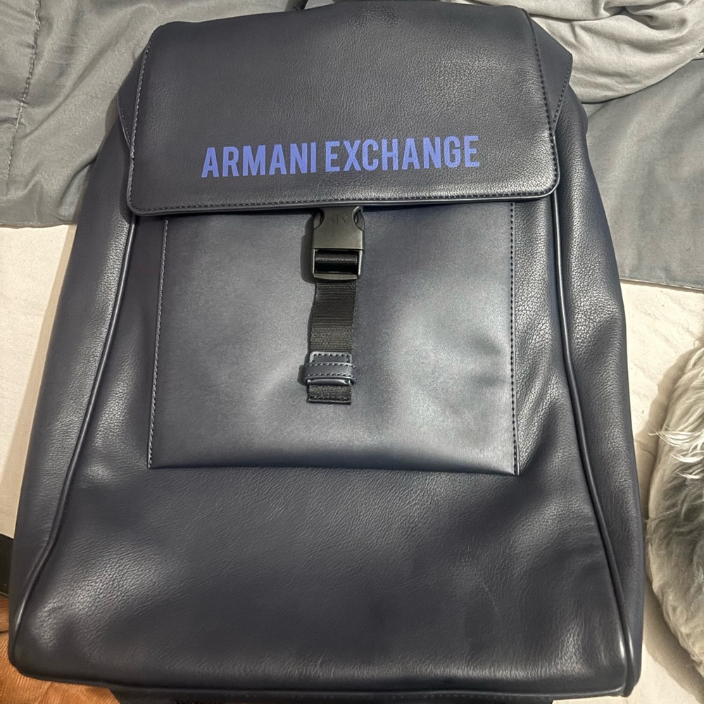 Armani Exchange Dark Blue Men's Backpack